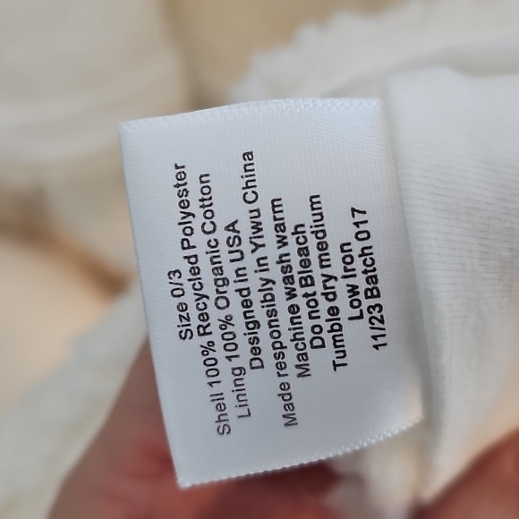 Cozy Cream Baby Swaddle Blanket - Picture 3 of 5